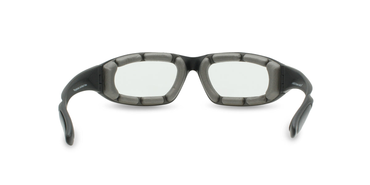 UNDERCOVER EYEWEAR MOTORCYCLE SMALL PADDED SUNGLASS CLEAR UE4728ACL