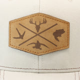 SNAPBACK OUTDOOR X TAN/BROWN LEATHER PATCH