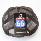 SNAPBACK OUTDOOR X TAN/BROWN LEATHER PATCH