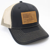 SNAPBACK DON'T TREAD LEATHER PATCH