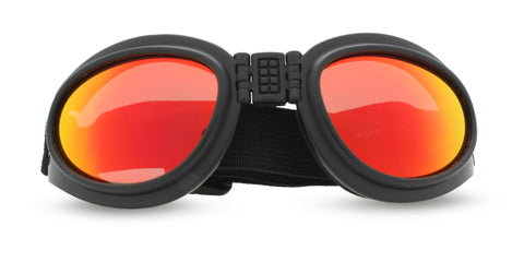 folding goggles UNDERCOVER EYEWEAR MOTORCYCLE FOLDING GOGGLES RED REVO UE-FG11RRV